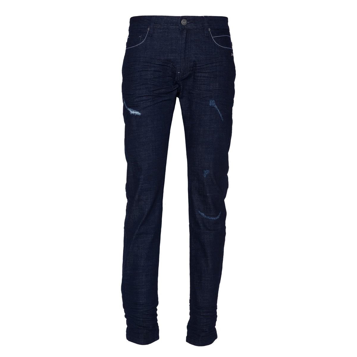 Metro Fusion - A.Tiziano ’Guy’ Denim Jean With Rips And Tears - Men’s Pants