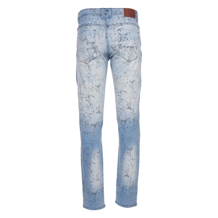 A.Tiziano Spencer Printed Denim Jean Mens Pants & Shorts 641187052002 Free Shipping Worldwide