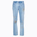 A.Tiziano Mens ’Steve’ Bleached & Stained Denim Jean Pants Shorts 641187052118 Free Shipping Worldwide