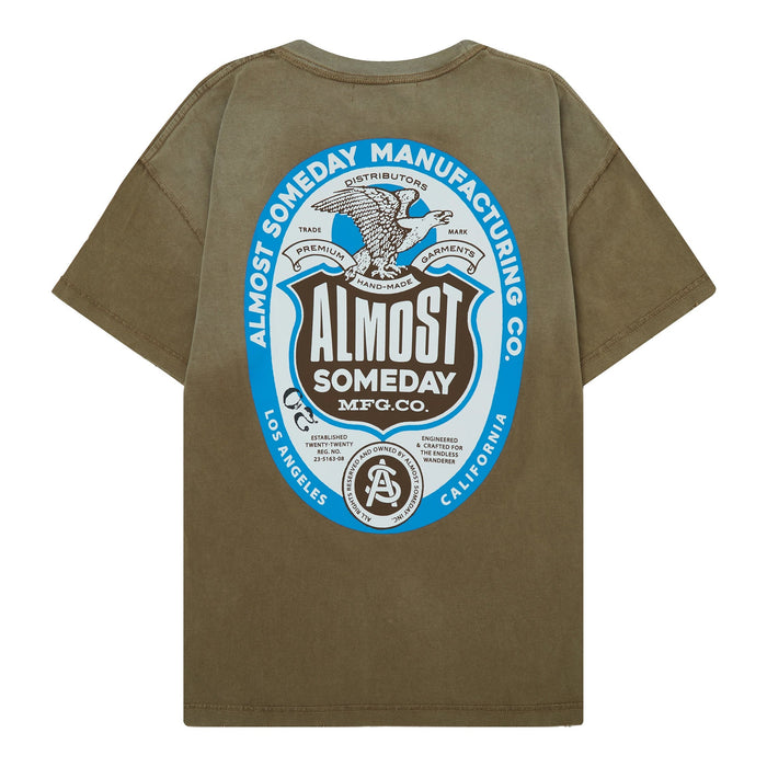 Almost Someday Label Tee Men’s T-Shirts 511126