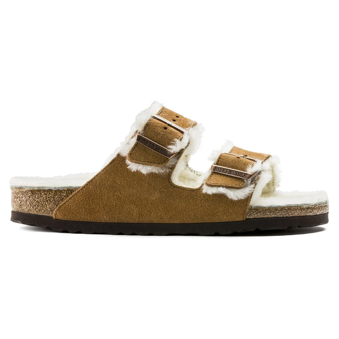 Birkenstock Arizona Shearling Suede Leather Sandal Unisex Shoes 886925294270