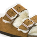 Birkenstock Arizona Shearling Suede Leather Sandal Unisex Shoes 886925294270