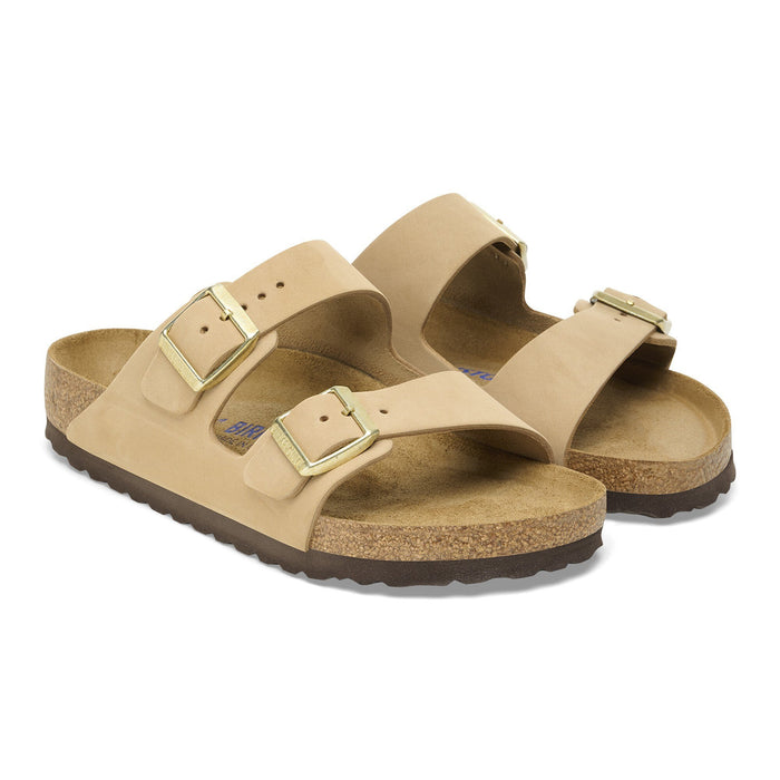 Birkenstock Arizona Soft Footbed Nubuck Leather Sandal Women’s Shoes 822698698013