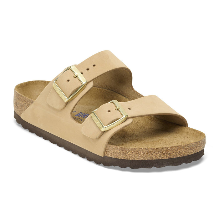 Birkenstock Arizona Soft Footbed Nubuck Leather Sandal Women’s Shoes 822698698013