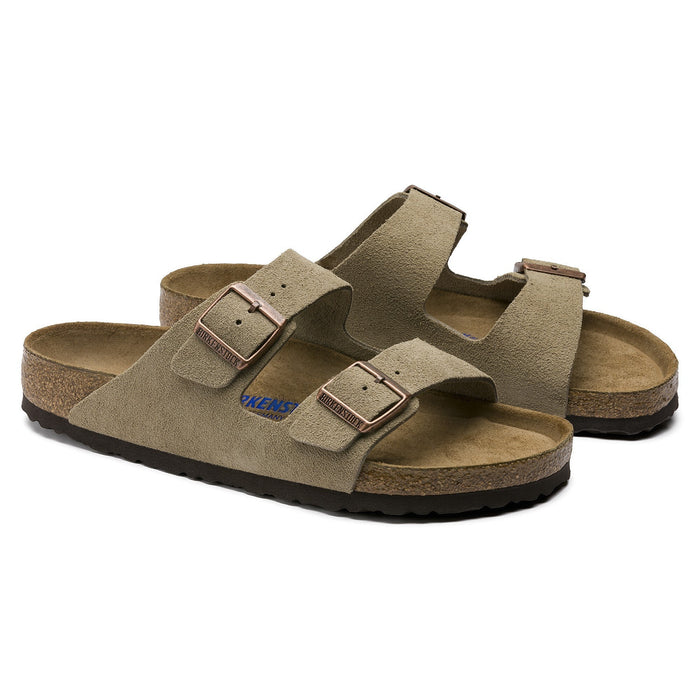 Birkenstock Arizona Soft Footbed Suede Leather Sandal Unisex Shoes 809410342683