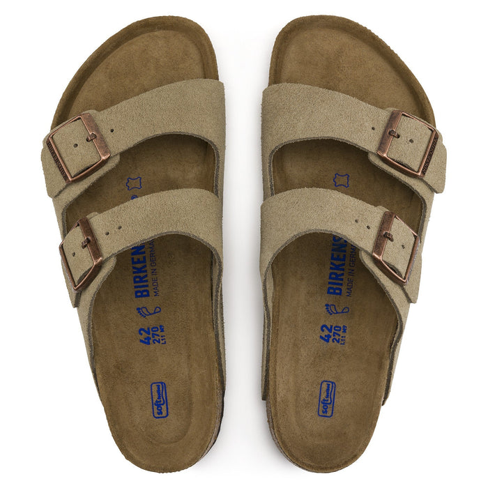 Birkenstock Arizona Soft Footbed Suede Leather Sandal Unisex Shoes 809410342683