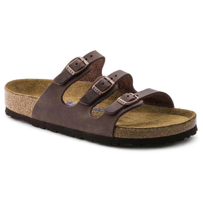 Birkenstock Florida Soft Footbed Oiled Leather Sandal Women’s Shoes 809410847416