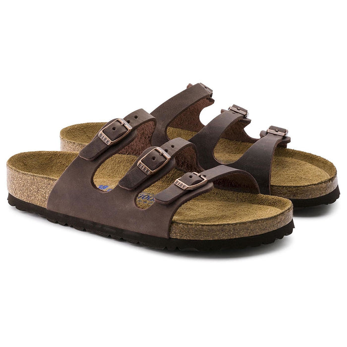 Birkenstock Florida Soft Footbed Oiled Leather Sandal Women’s Shoes 809410847416