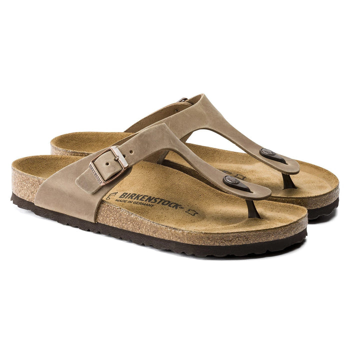 Birkenstock Gizeh Oiled Leather Sandal Unisex Shoes 809410889355