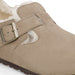 Birkenstock London Shearling Suede Leather Shoe Unisex Shoes 192762137657