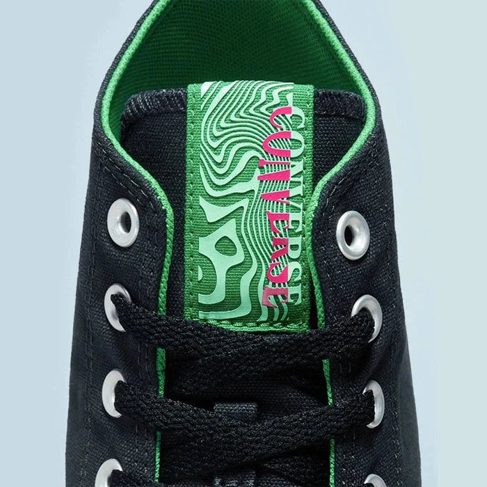 Converse shoes black and green best sale