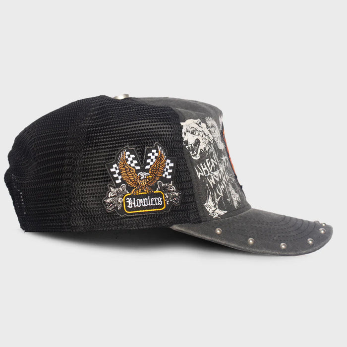 Howlers Club ’Wolves Unite’ Snapback Hat Men’s Hats HOWLERS CLUB 512600