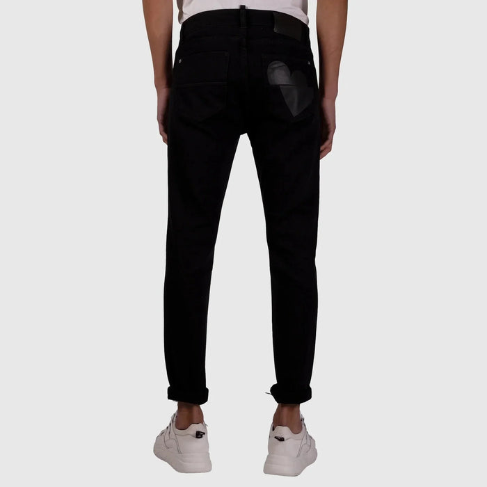 INIMIGO Black Heart Jeans Mens Pants 5609796287272 Free Shipping Worldwide