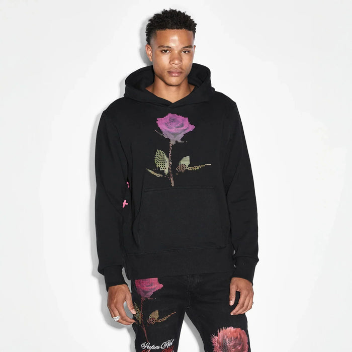 Ksubi Pixel Flower Kash Hoodie Men’s Hoodies KSUBI 9358214092917