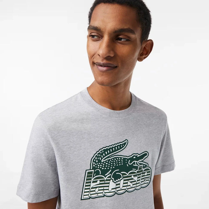 Lacoste Mens Cotton Jersey Print T-Shirt Shirts 195750291508 Free Shipping Worldwide