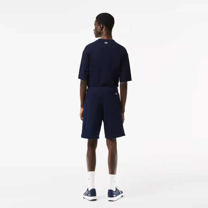 Lacoste Mens Unbrushed Organic Cotton Fleece Shorts Pants & 195750194274 Free Shipping Worldwide