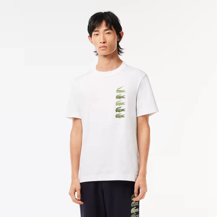 Lacoste Men’s Regular Fit Iconic Croc T-Shirt T-Shirts 195750626430 Free Shipping Worldwide