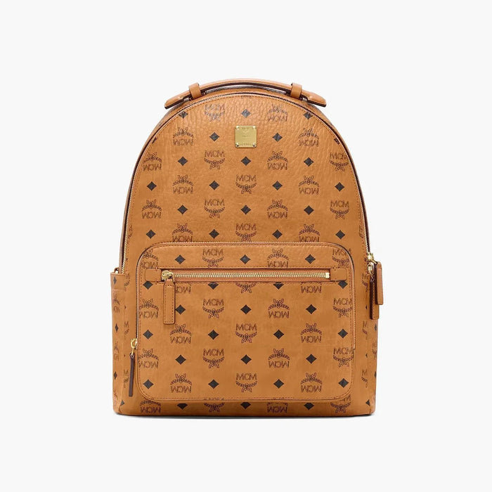 MCM Stark Backpack in Visetos Backpacks 8809675896824 Free Shipping Worldwide