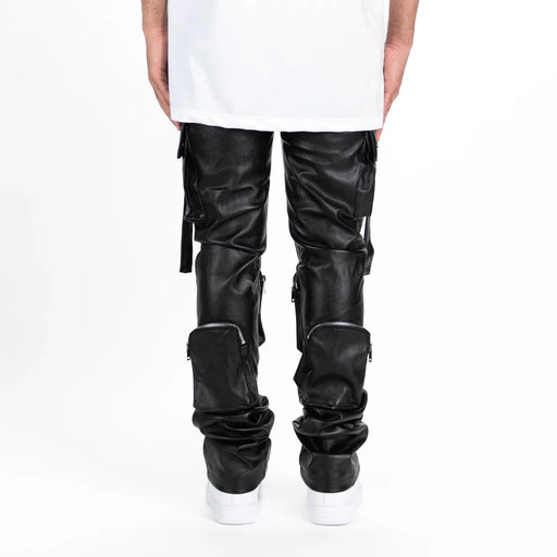 Pheelings Never Look Back Cargo Flare Stack Leather Pant Mens Pants & Shorts PHEELINGS Free Shipping Worldwide