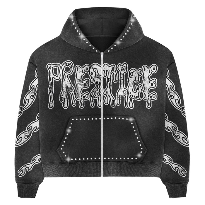 Prestige Drippy Rhinestone Hoodie Men’s Hoodies Collections 516645