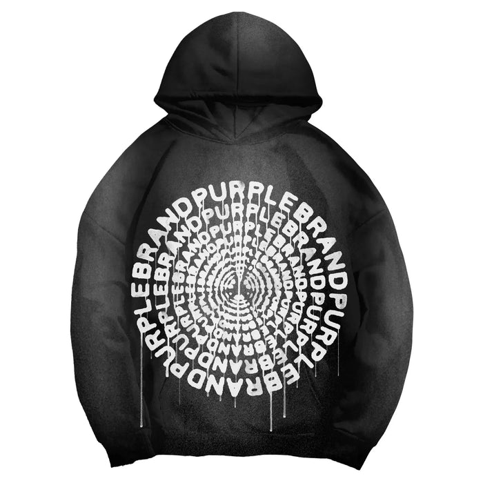 Purple Brand Concentric Hoodie Men’s Hoodies 197027060558 Free Shipping Worldwide