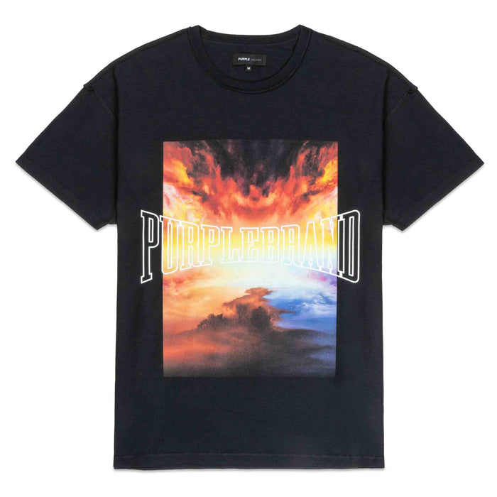 Purple Brand Fire In The Sky T-Shirt Men’s T-Shirts 197027069513 Free Shipping Worldwide