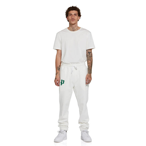 Purple Brand P412 Gothic P Brilliant White Sweatpant Mens Pants & Shorts 840068490364 Free Shipping Worldwide