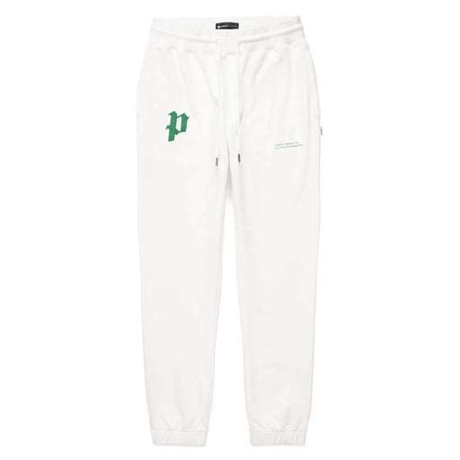 Purple Brand P412 Gothic P Brilliant White Sweatpant Mens Pants & Shorts 840068490395 Free Shipping Worldwide