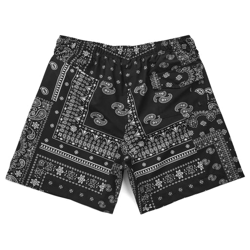 Purple Brand P504 Black Paisley All-Around Short Mens Pants & Shorts 840068459507 Free Shipping Worldwide