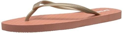 Reef Womens Chakras Flip-Flop shoes color-blush color-gold color-tobacco flip flops reef