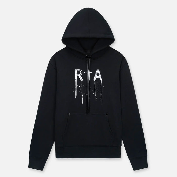 RTA Dion Black Watercolor Hoodie Men’s Hoodies 194693153713