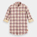 Scotch & Soda Bonded Checked Organic Shirt Mens Tees 8719027205542 Free Shipping Worldwide