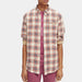 Scotch & Soda Bonded Checked Organic Shirt Mens Tees 8719027205542 Free Shipping Worldwide