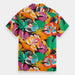 Scotch & Soda Printed Short-Sleeved Camp Shirt Mens Shirts 483917 Free Shipping Worldwide