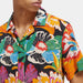 Scotch & Soda Printed Short-Sleeved Camp Shirt Mens Shirts 483917 Free Shipping Worldwide