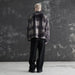 STAMPD Camo Plaid Cropped Sherpa Hoodie Men’s Shirts 840200642545 Free Shipping Worldwide