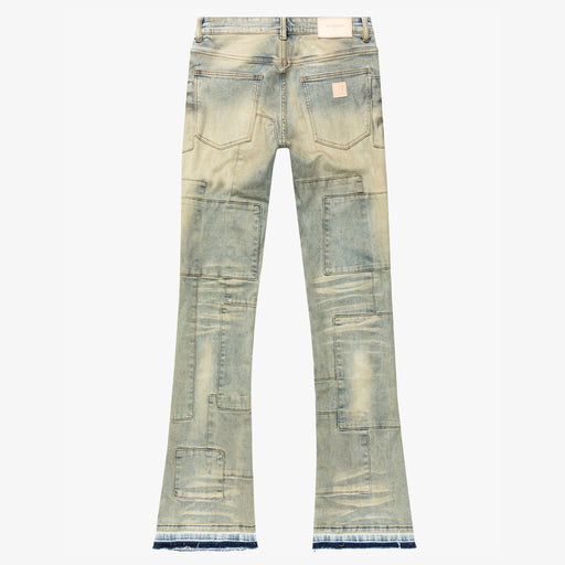 Valabasas ’Bricks’ Stacked Flare Jean Men’s Pants VALABASAS 512696