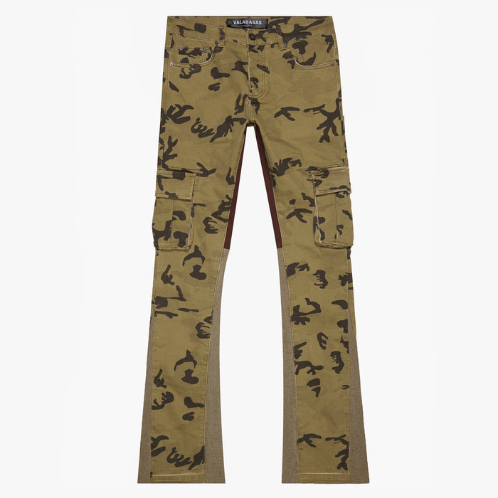 Valabasas ’Commander’ Camo Stacked Flare Jean Men’s Pants VALABASAS 506677