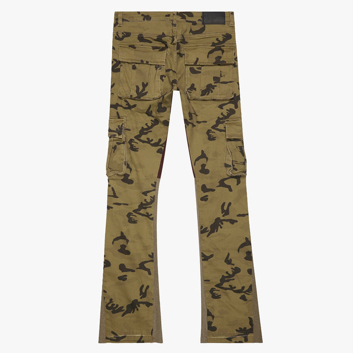 Valabasas ’Commander’ Camo Stacked Flare Jean Men’s Pants VALABASAS 506677