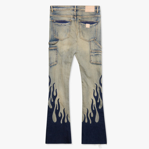 Valabasas ’Flame’ Stacked Flare Jean Men’s Pants VALABASAS 513345