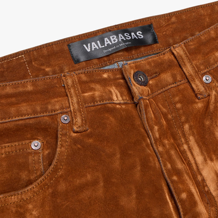 Valabasas ’Luxe’ Suede Stacked Flare Jean Men’s Pants 704415128563