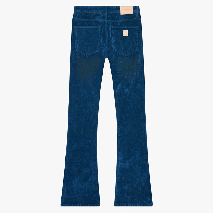 Valabasas ’Luxe’ Suede Stacked Flare Jean Men’s Pants 704415128594