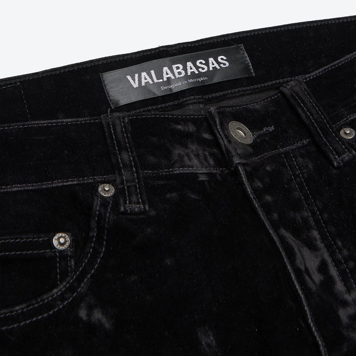 Valabasas ’Luxe’ Suede Stacked Flare Jean Men’s Pants 704415128532