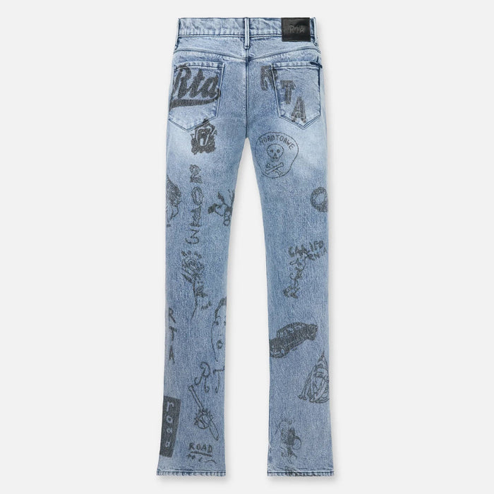 RTA Denis Scribble Jean Men’s Pants 194693139311