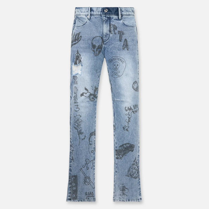 RTA Denis Scribble Jean Men’s Pants 194693139311