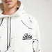 RTA Dion White Paint Collegiate Script Hoodie Men’s Hoodies BRAND 194693142496