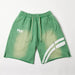 RVS Labs Green Washed ’Lotus’ Shorts Men’s 512005