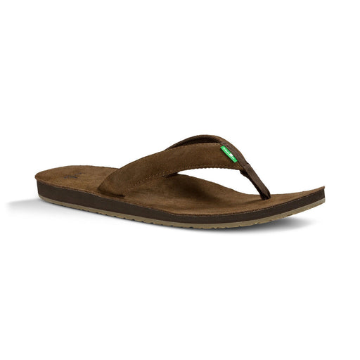 Sanuk Mens Flip Flop Sandals Size 7- 8 Brown Stylish Lightweight