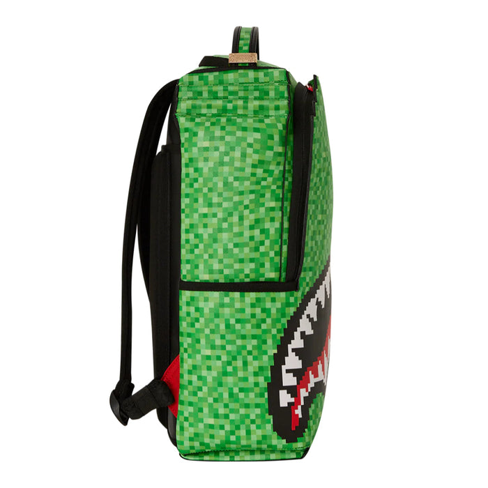 Sprayground Minecraft Creeper Shark Backpack Backpacks 195029043524