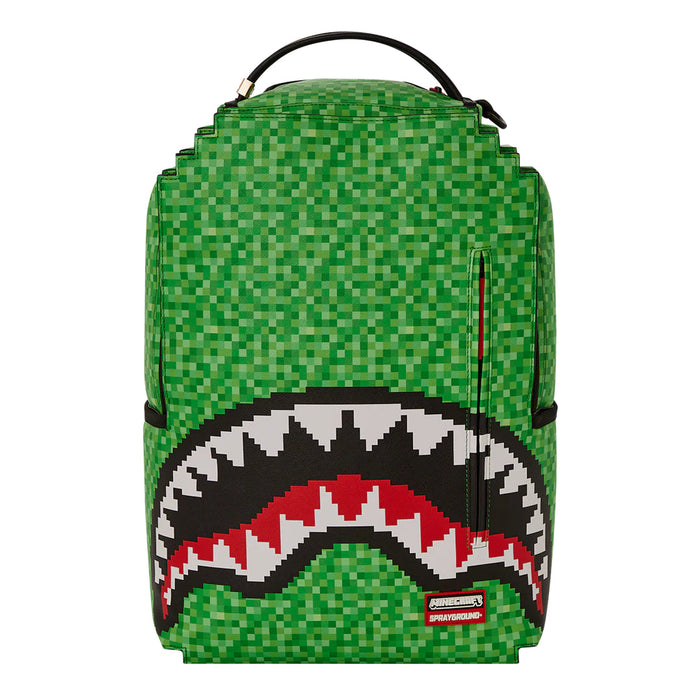 Sprayground Minecraft Creeper Shark Backpack Backpacks 195029043524